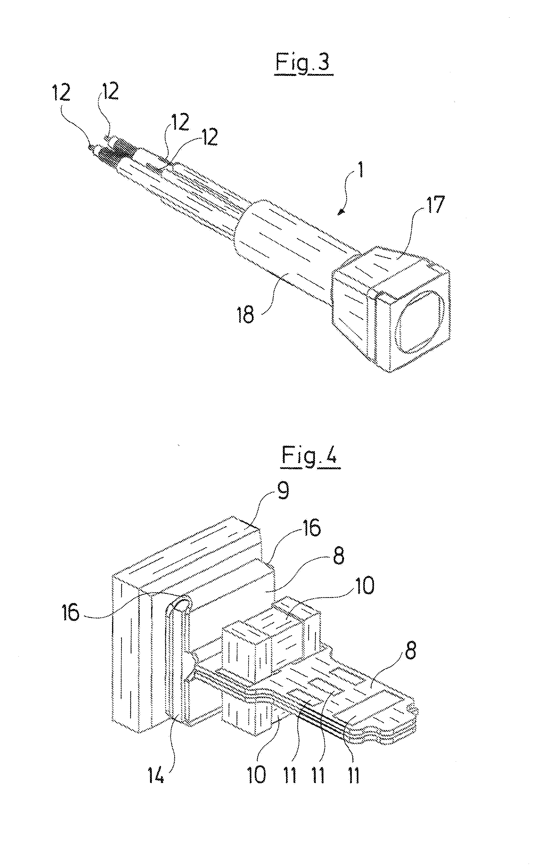 Assembly for a video endoscope