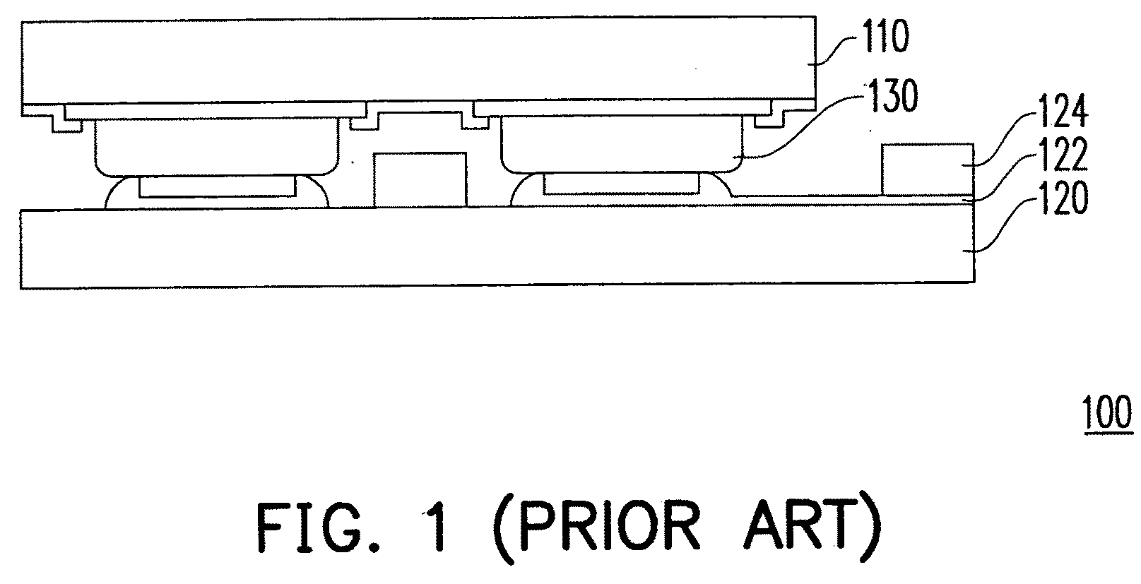 Flip chip package structure and carrier thereof