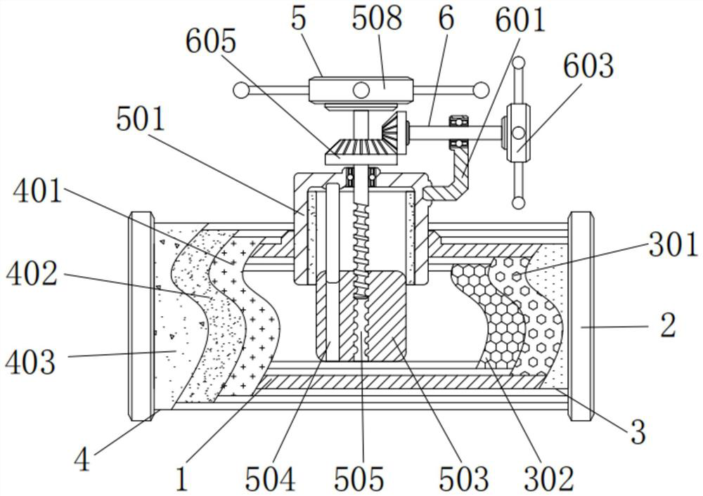 Flow regulation and control valve with flow stopping function