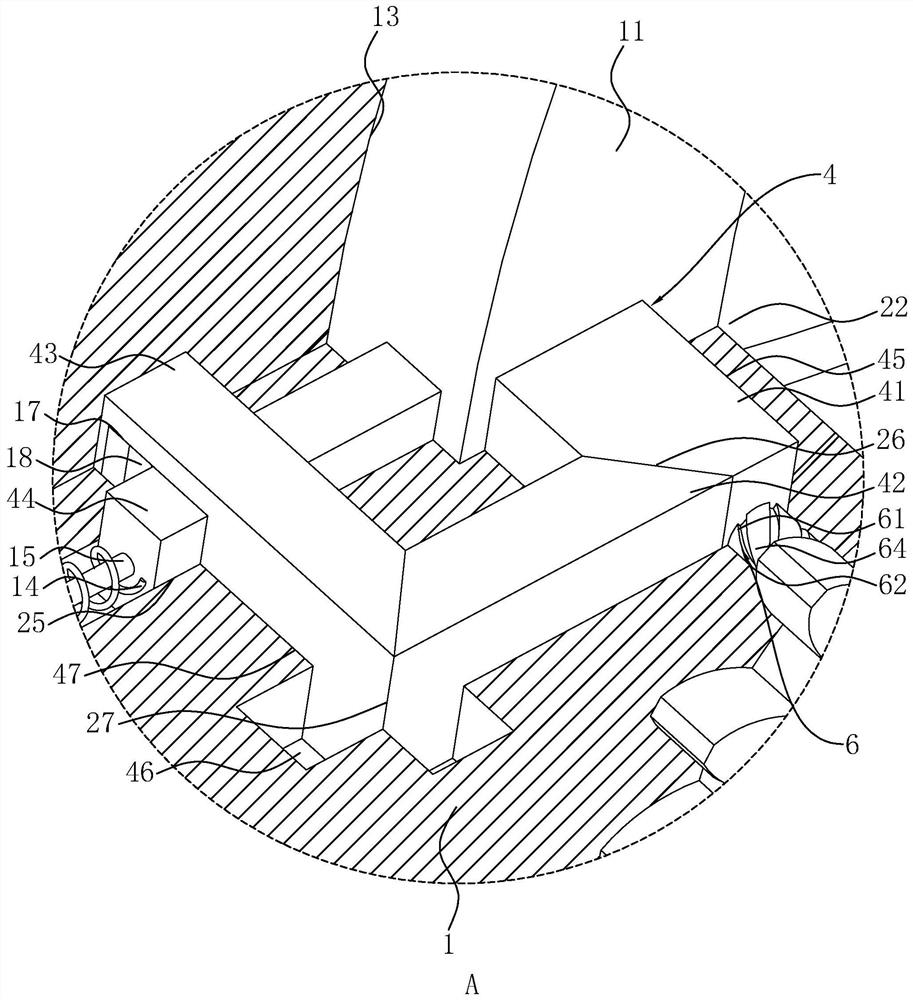 A high-speed rail fan assembly structure