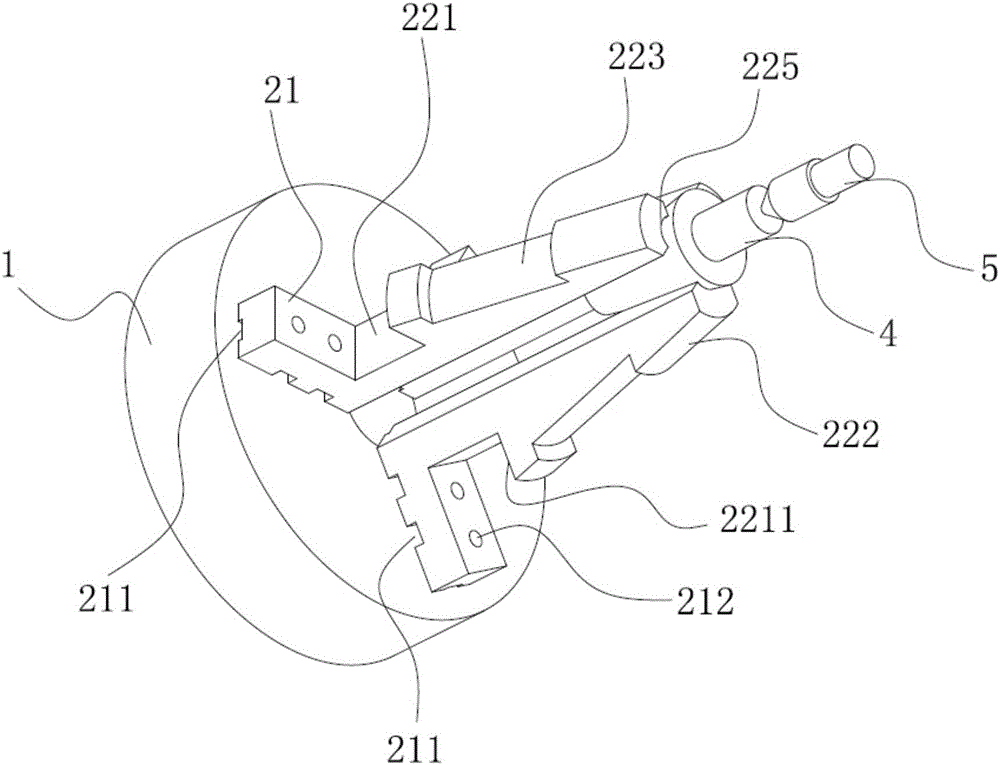 Machining device and method for conical thin wall shell body