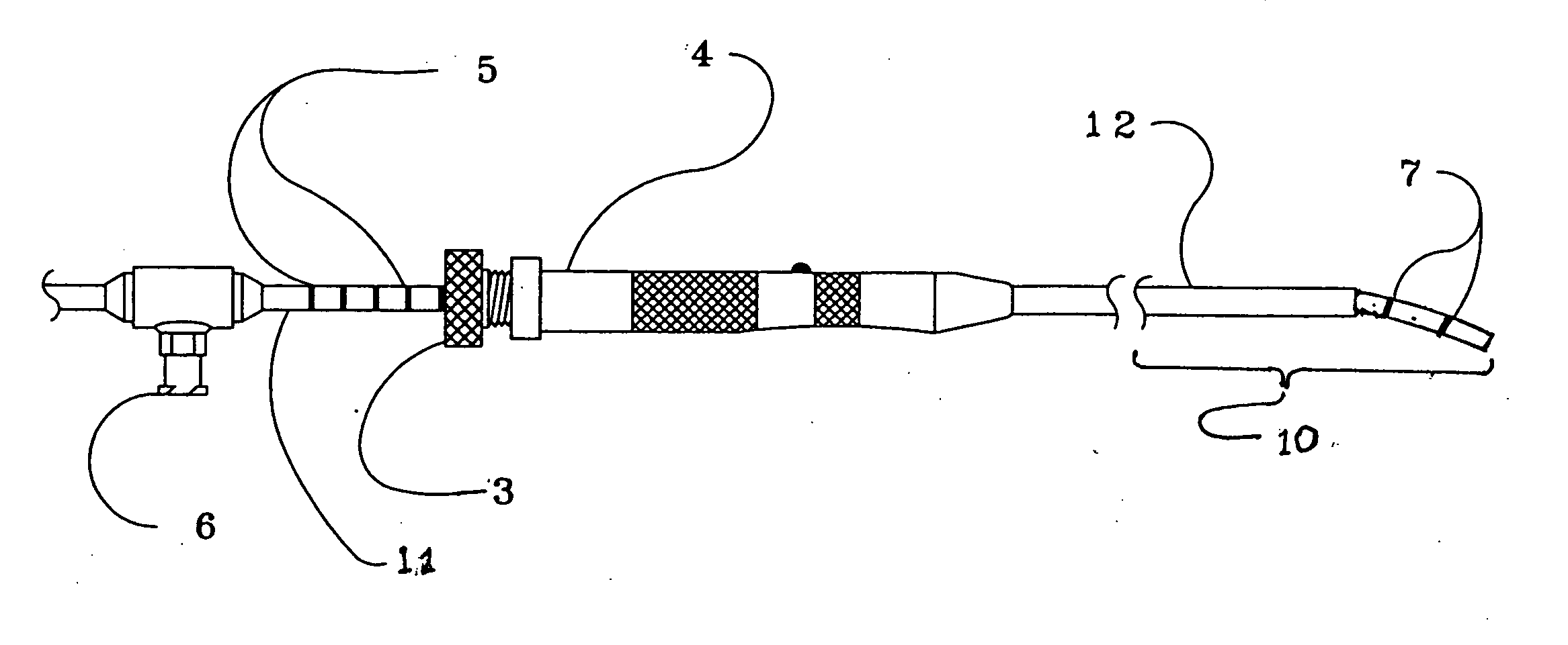 Angular deflection apparatus for use in confined spaces and method of use