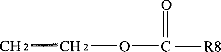 Multipolymer resin water dispersoid containing fluorine and silicon