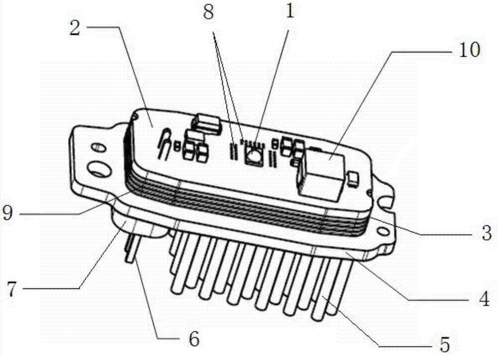 Vehicle signal lamp LED electronic control module