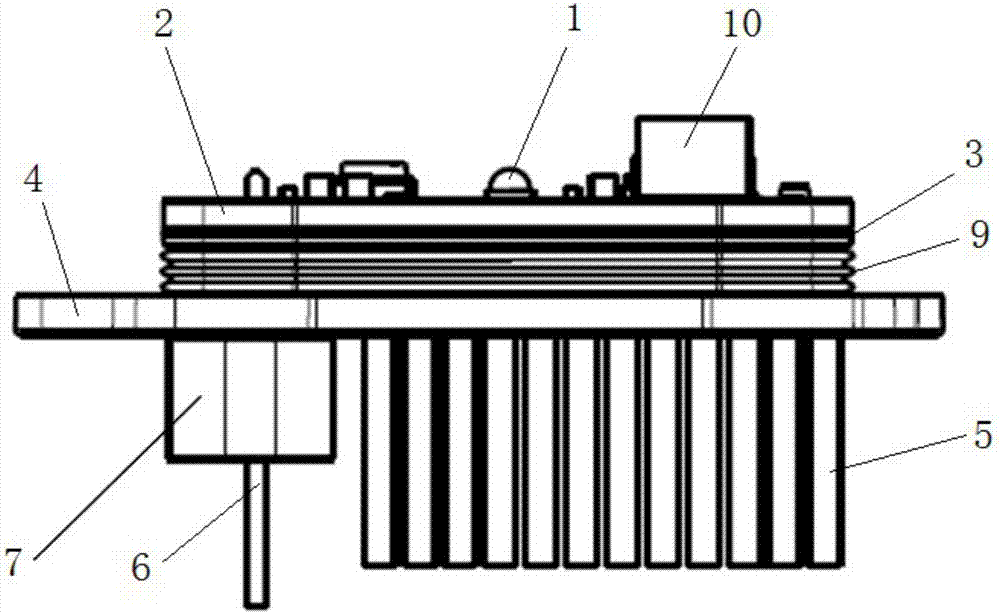 Vehicle signal lamp LED electronic control module