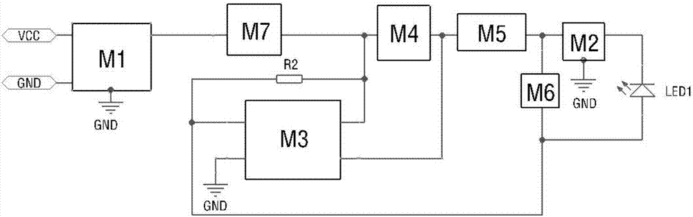 Vehicle signal lamp LED electronic control module