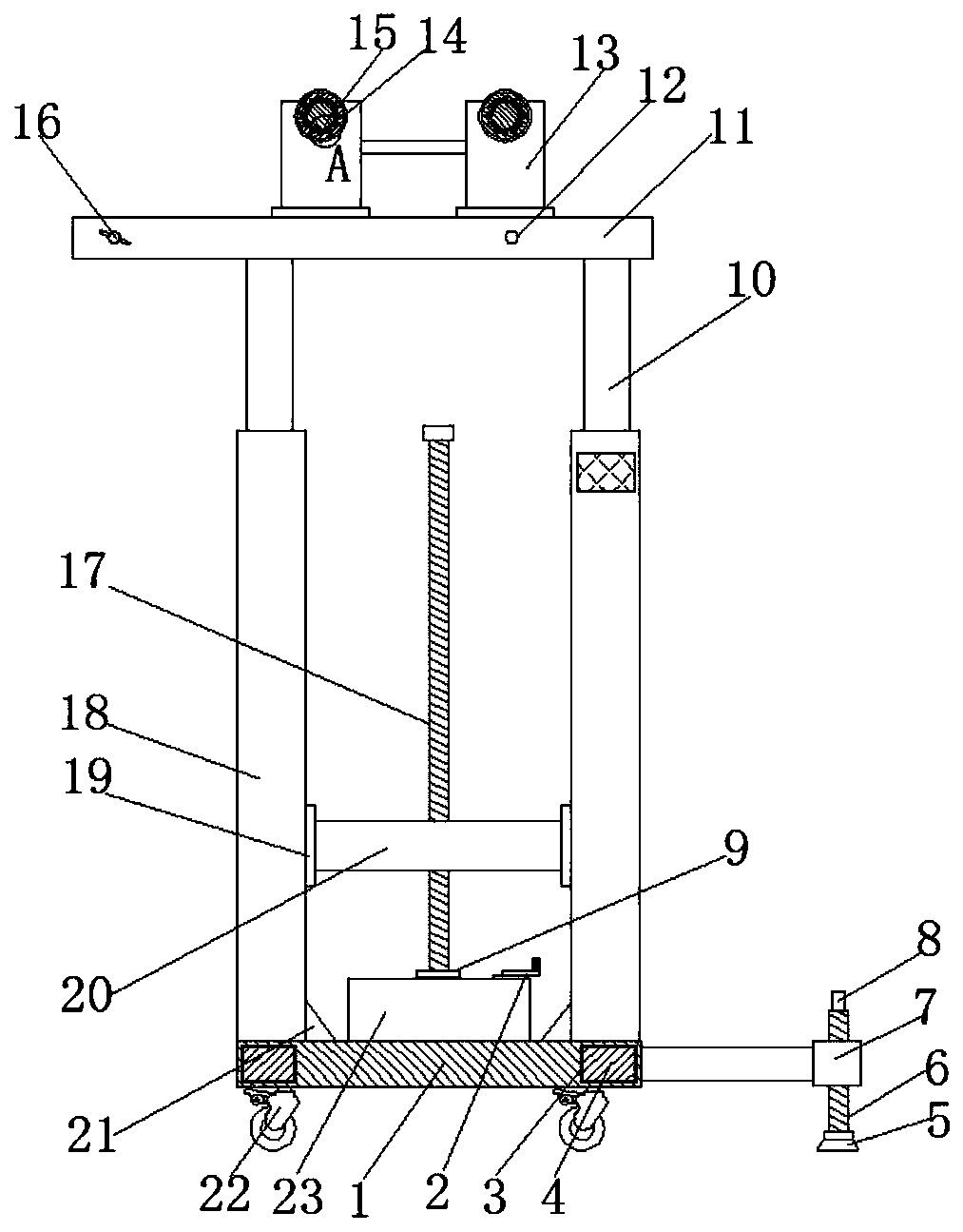 Loading and unloading device for household refrigerator transportation