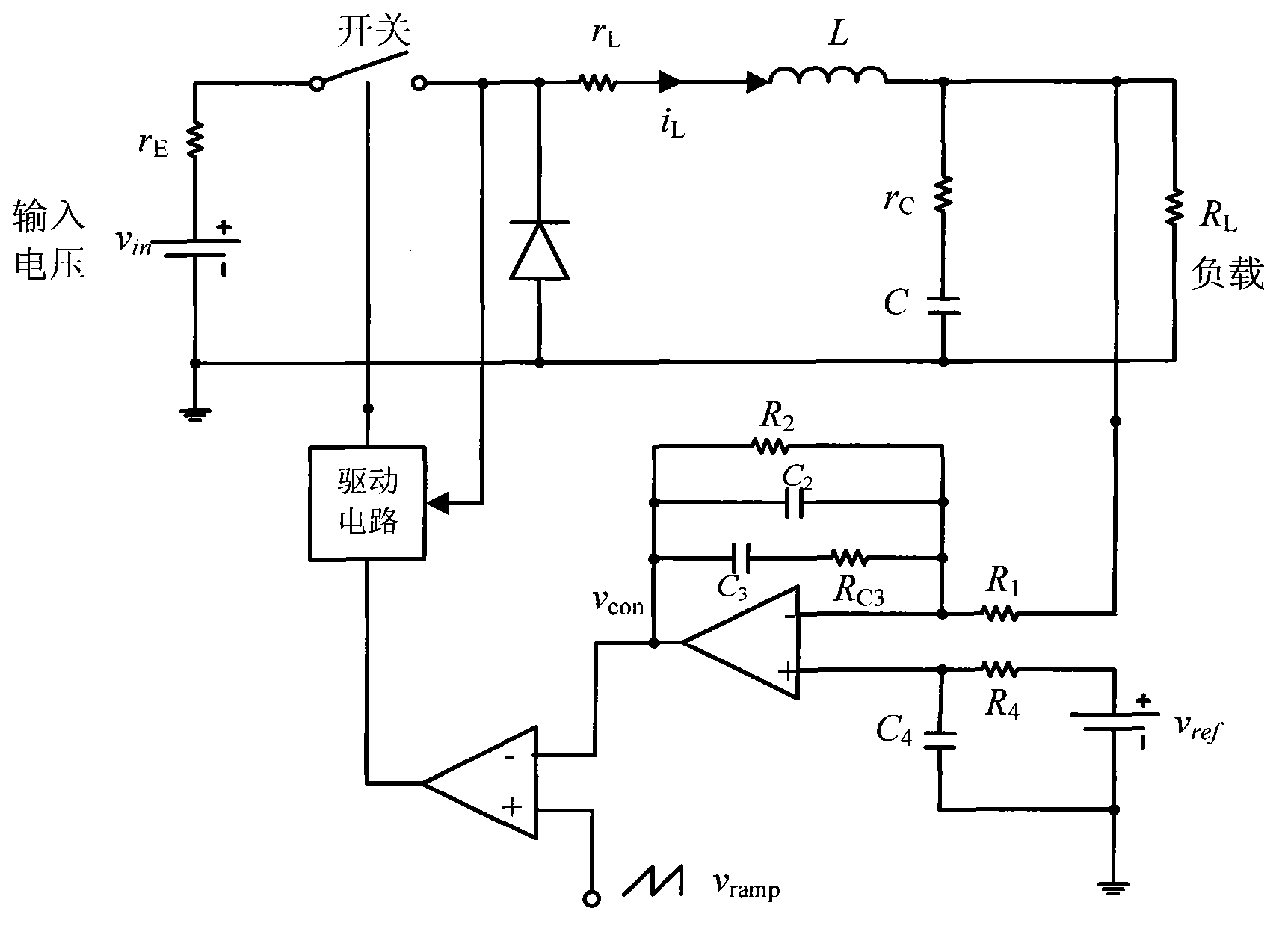 Power circuit component optimization method based on orthogonal learning particle swarm