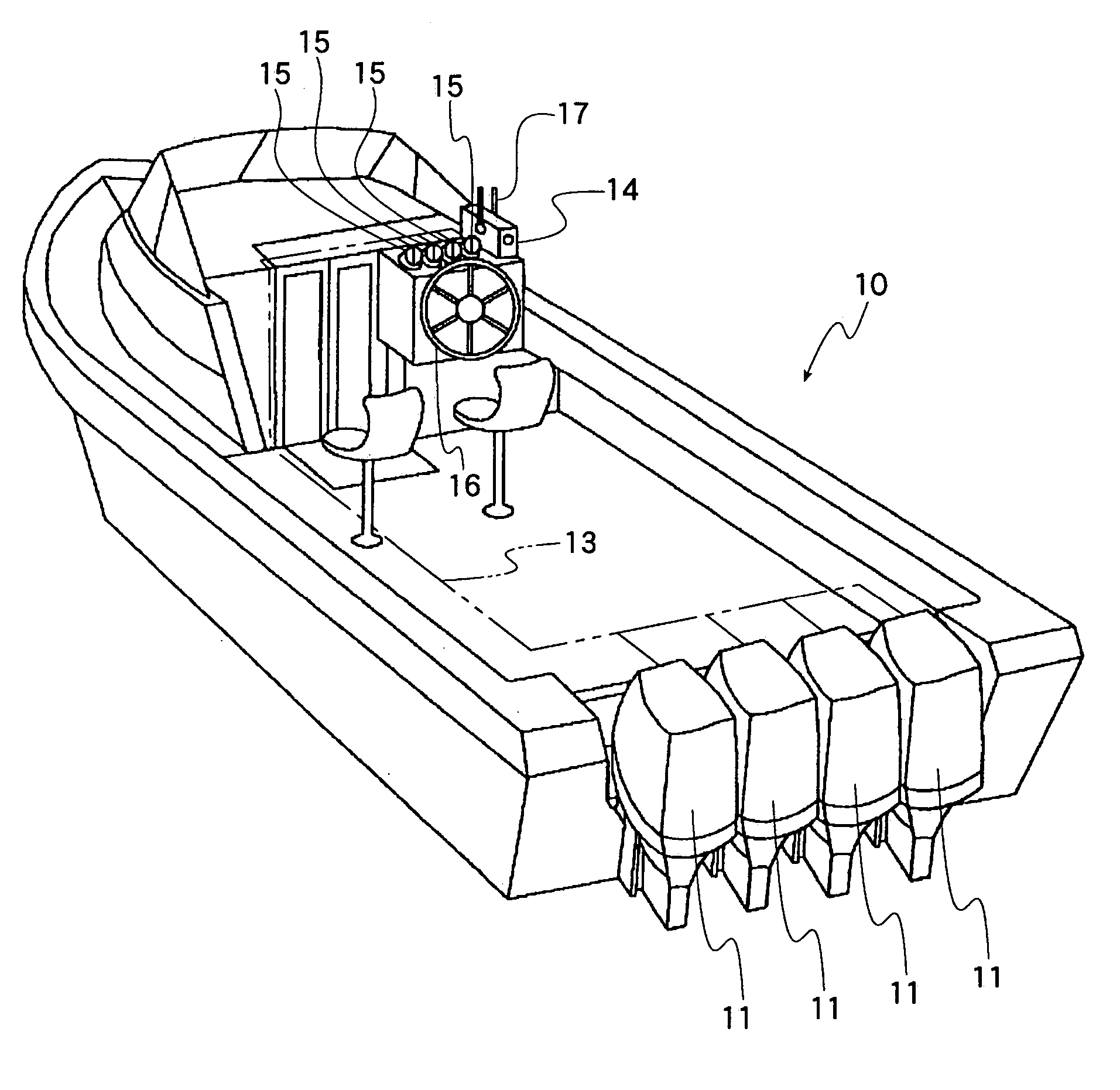 Trim angle correction indicating system for outboard motor