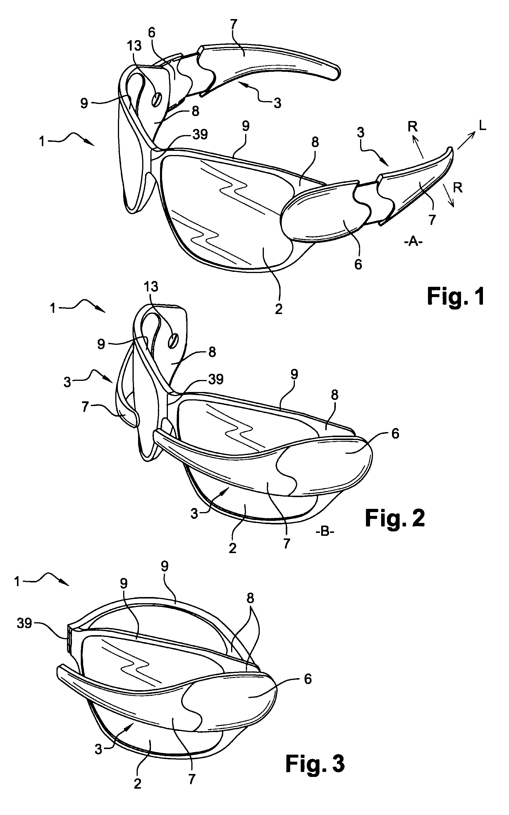 Spectacles having retractable sidepieces