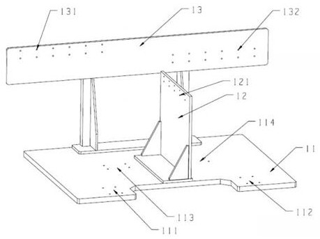 Flexible clamping jig for automobile bumper