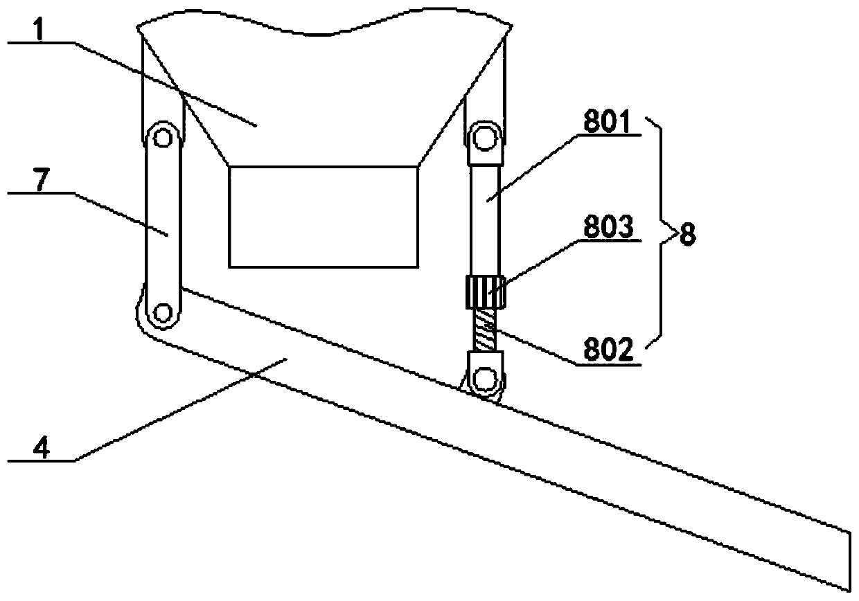 360-degree rotating chute used for open caisson concrete pouring