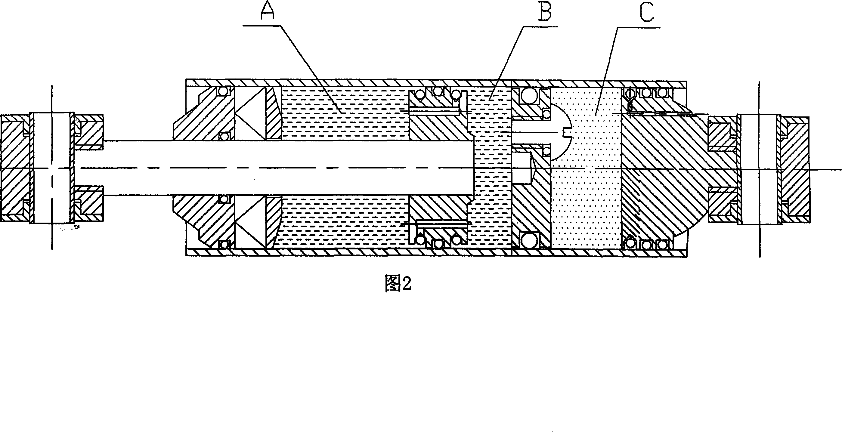 Hydraulic damper without idle course