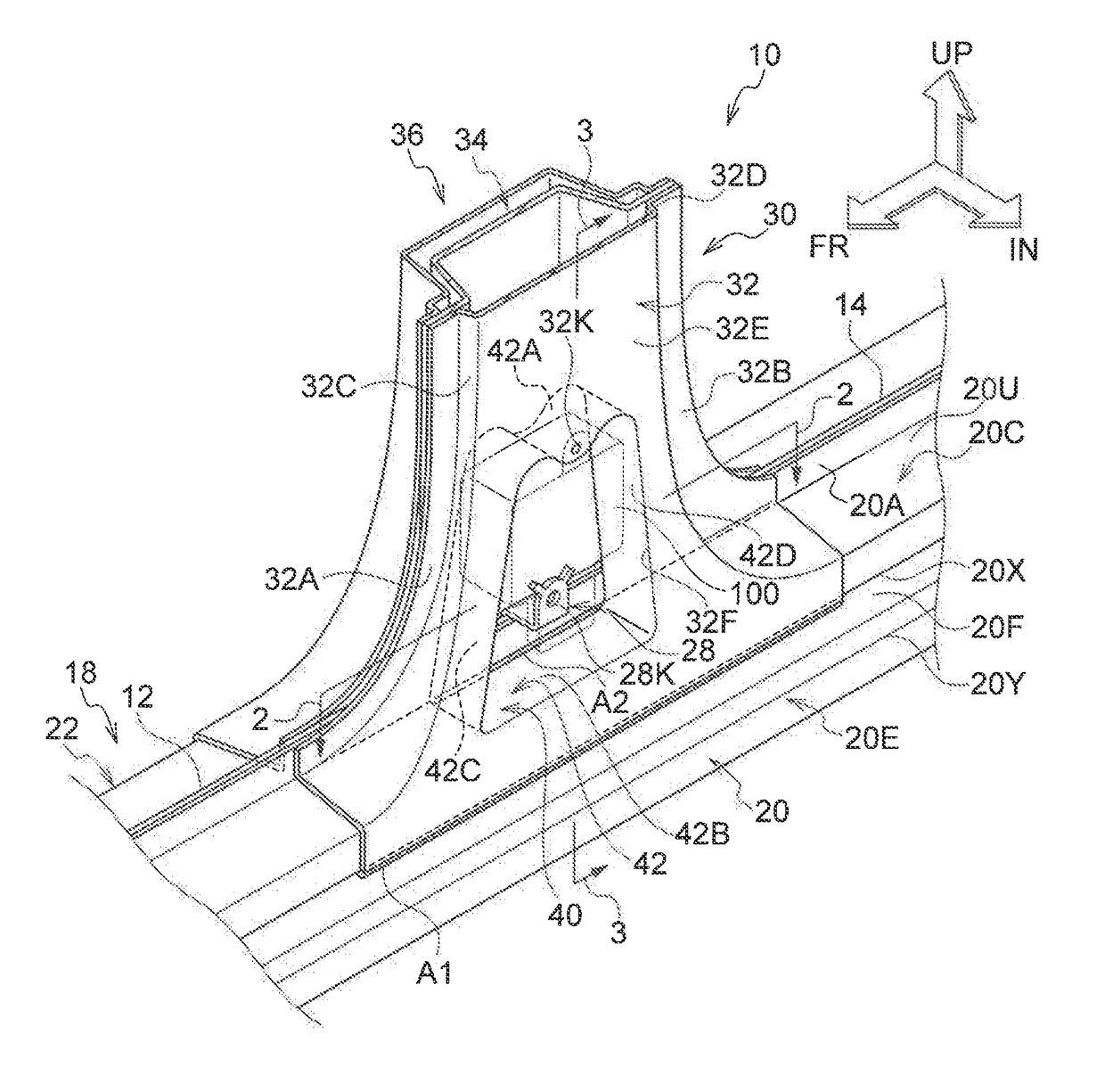 Vehicle side structure