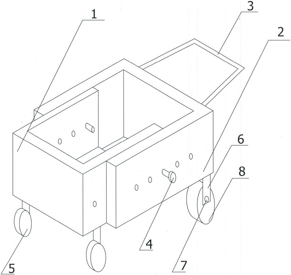 Foldable shopping trolley