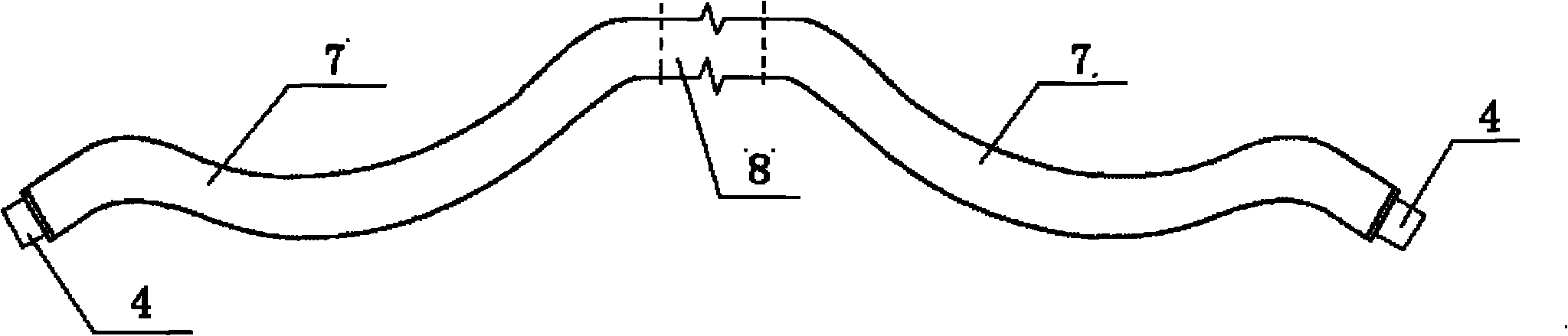 Method for forming end insulation of stator coil by vacuum pressure impregnation