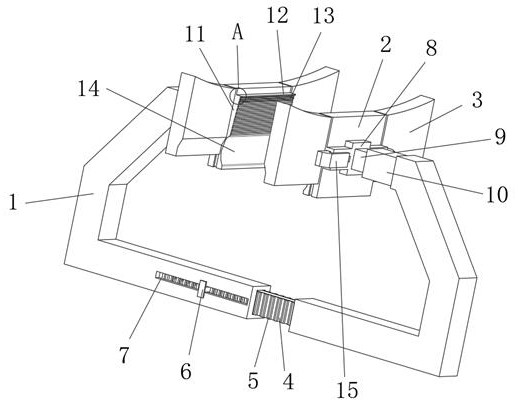 Fat clamp for eye plastic surgery