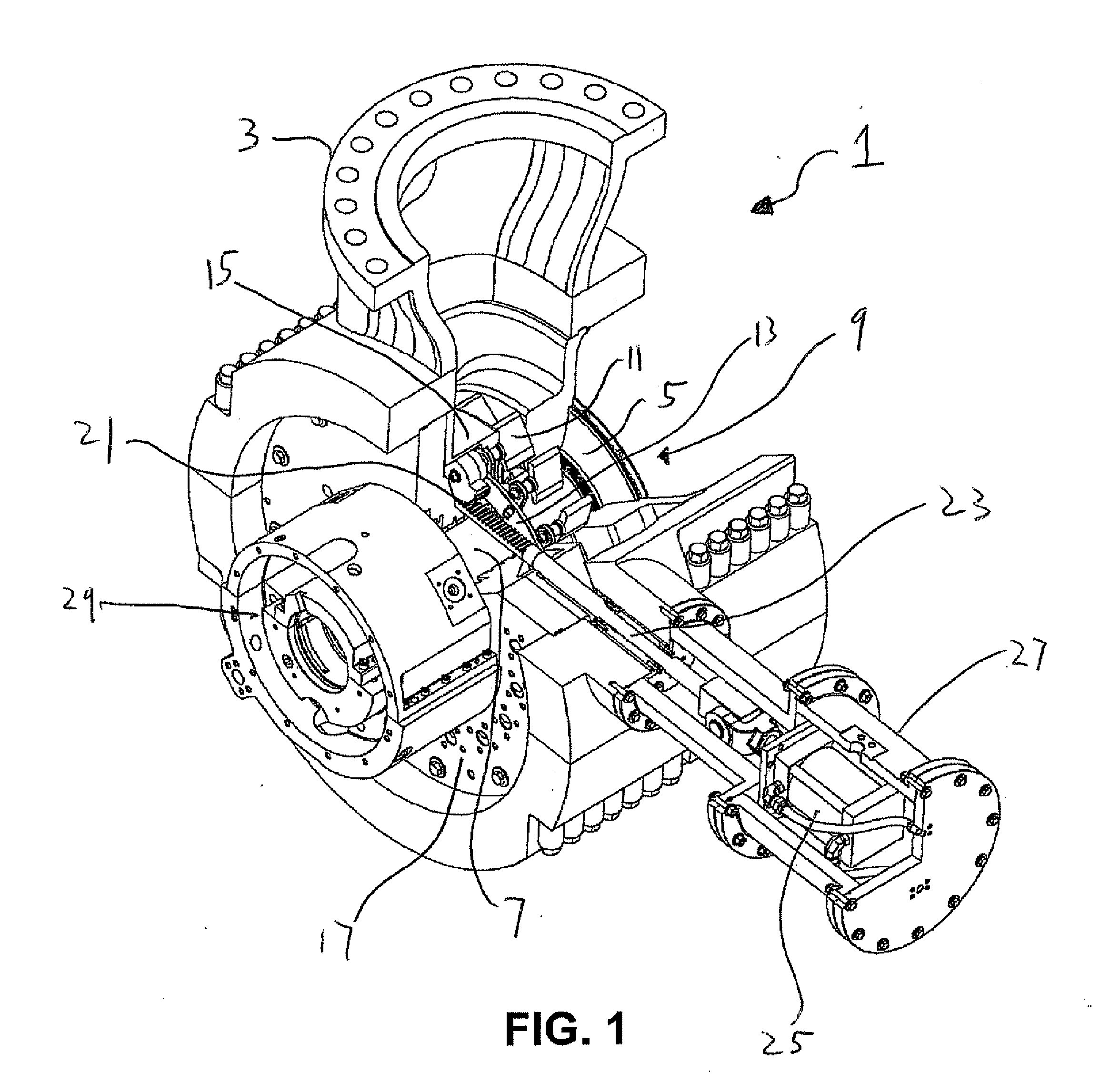 Centrifugal compressor having adjustable inlet guide vanes