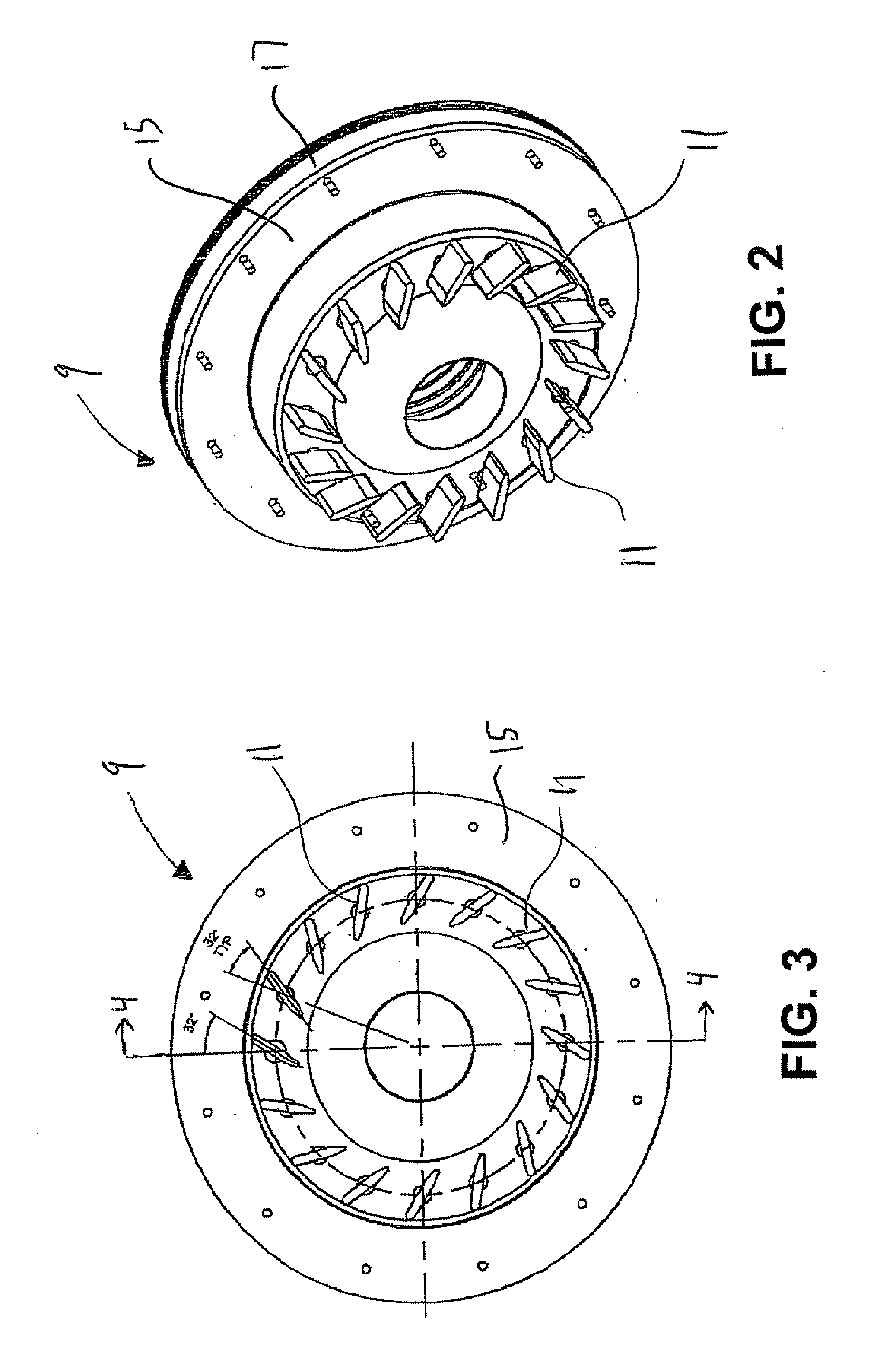 Centrifugal compressor having adjustable inlet guide vanes