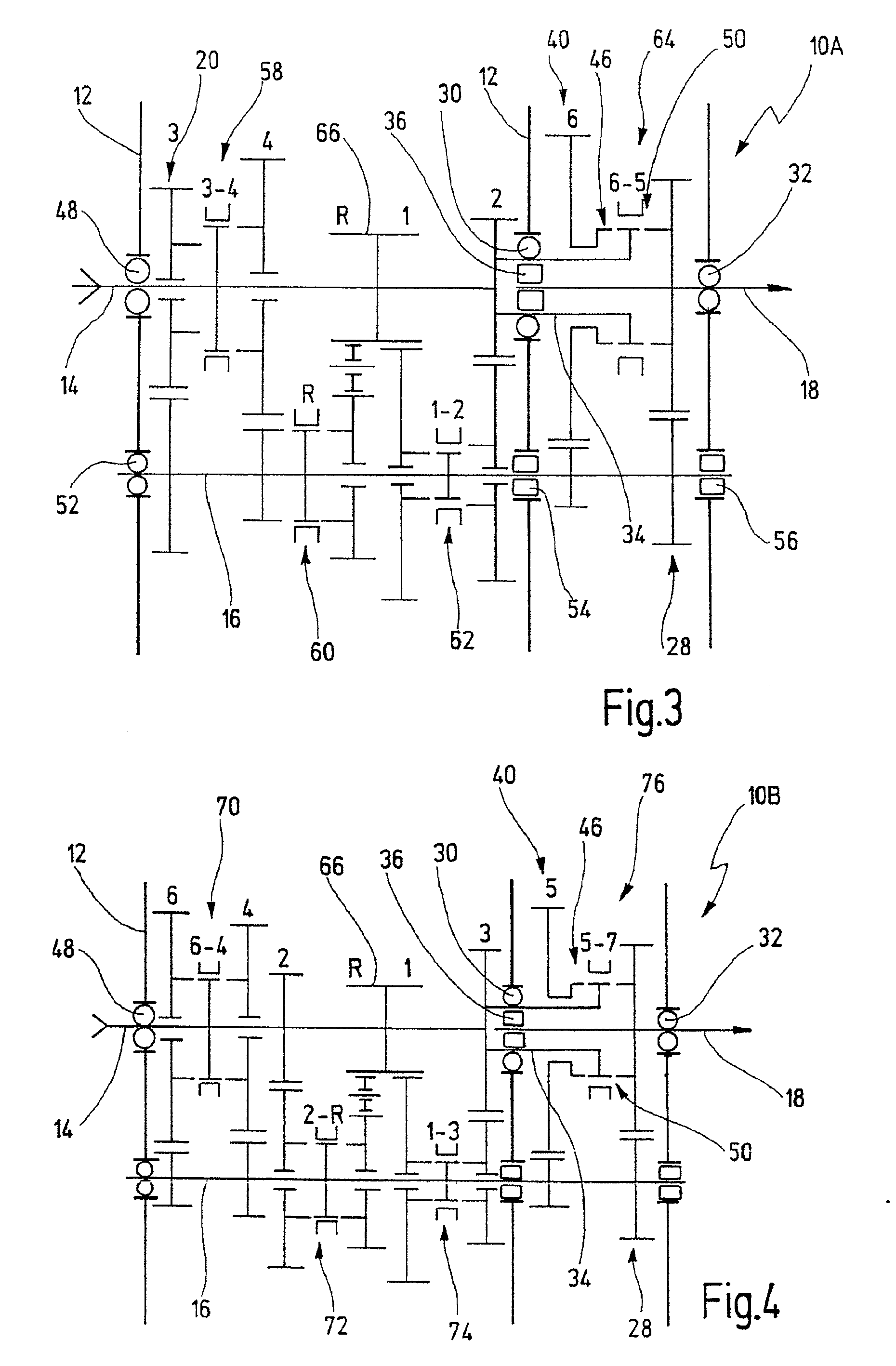 Step-by-step variable transmission