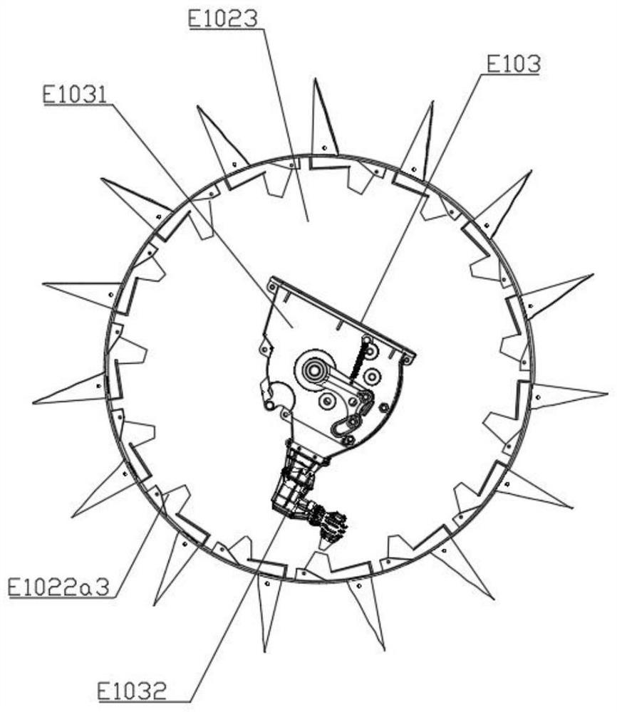 Deep scarification cultivator adopting automatic sowing and hole entering device and using method