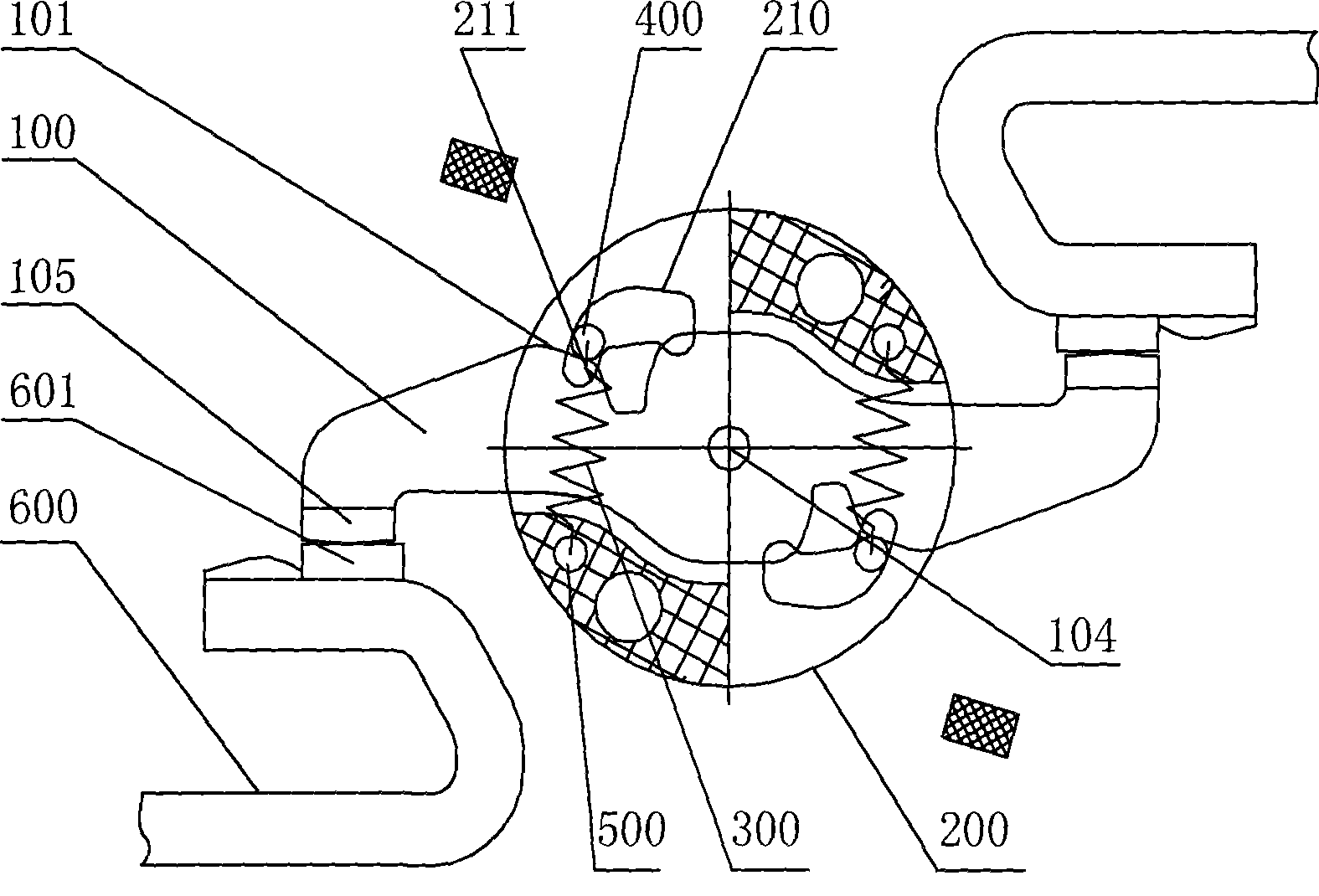 Contact system of circuit breaker