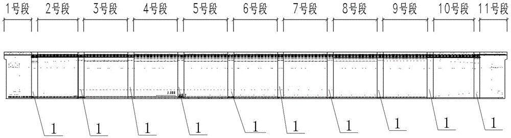 Construction method for 48m sectional beam of passenger railway based on BIM technology