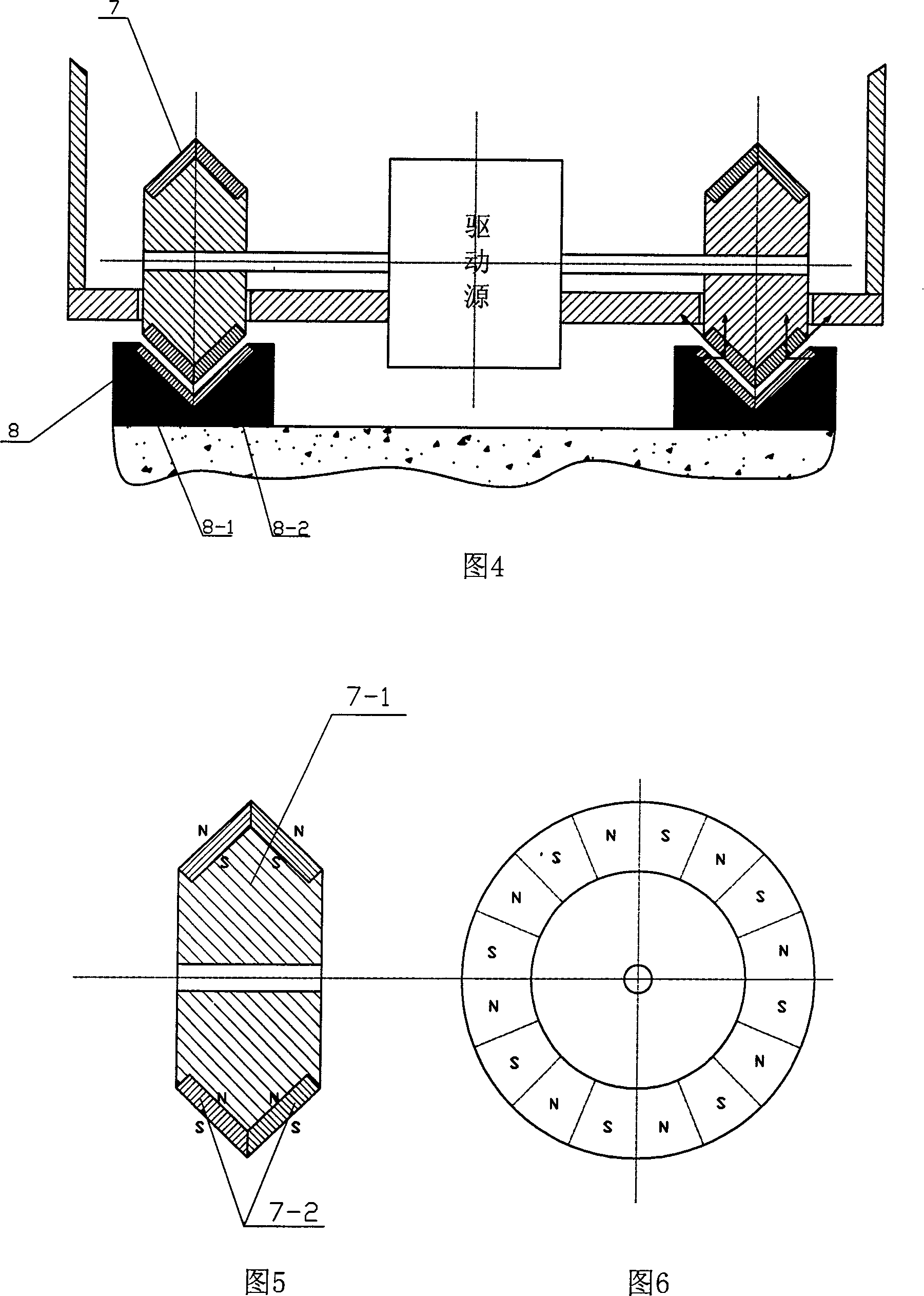 Permanent magnetic force vehicle