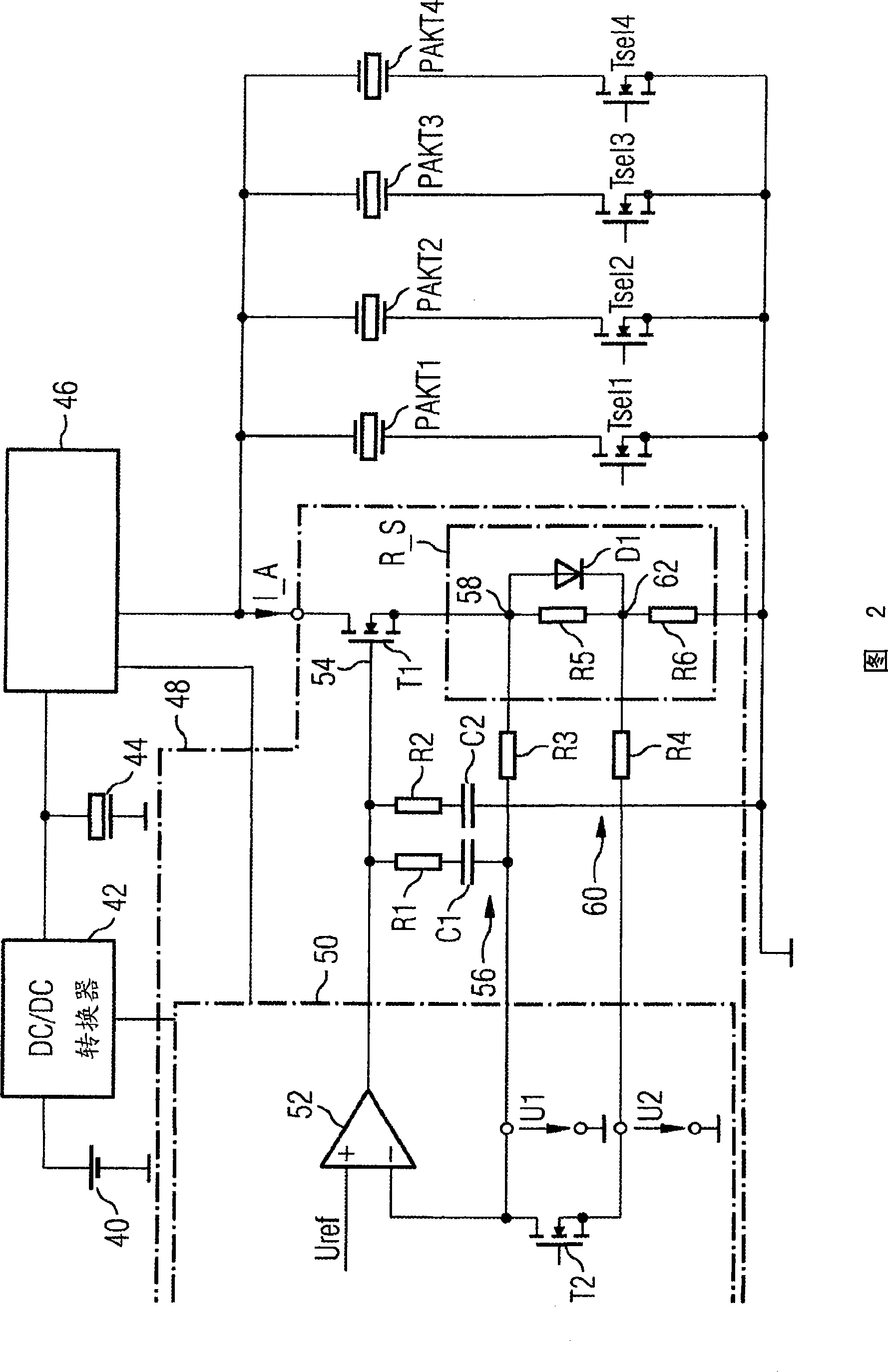 Current source, control device and method for operating said control device