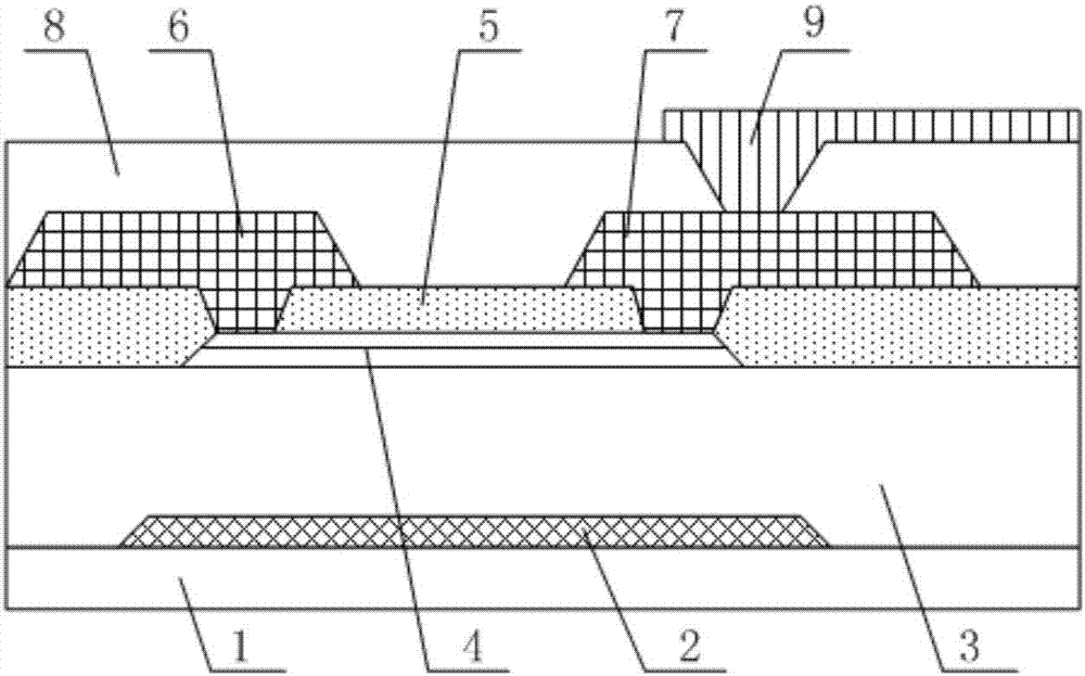 Thin film transistor, manufacturing method therefor and array substrate