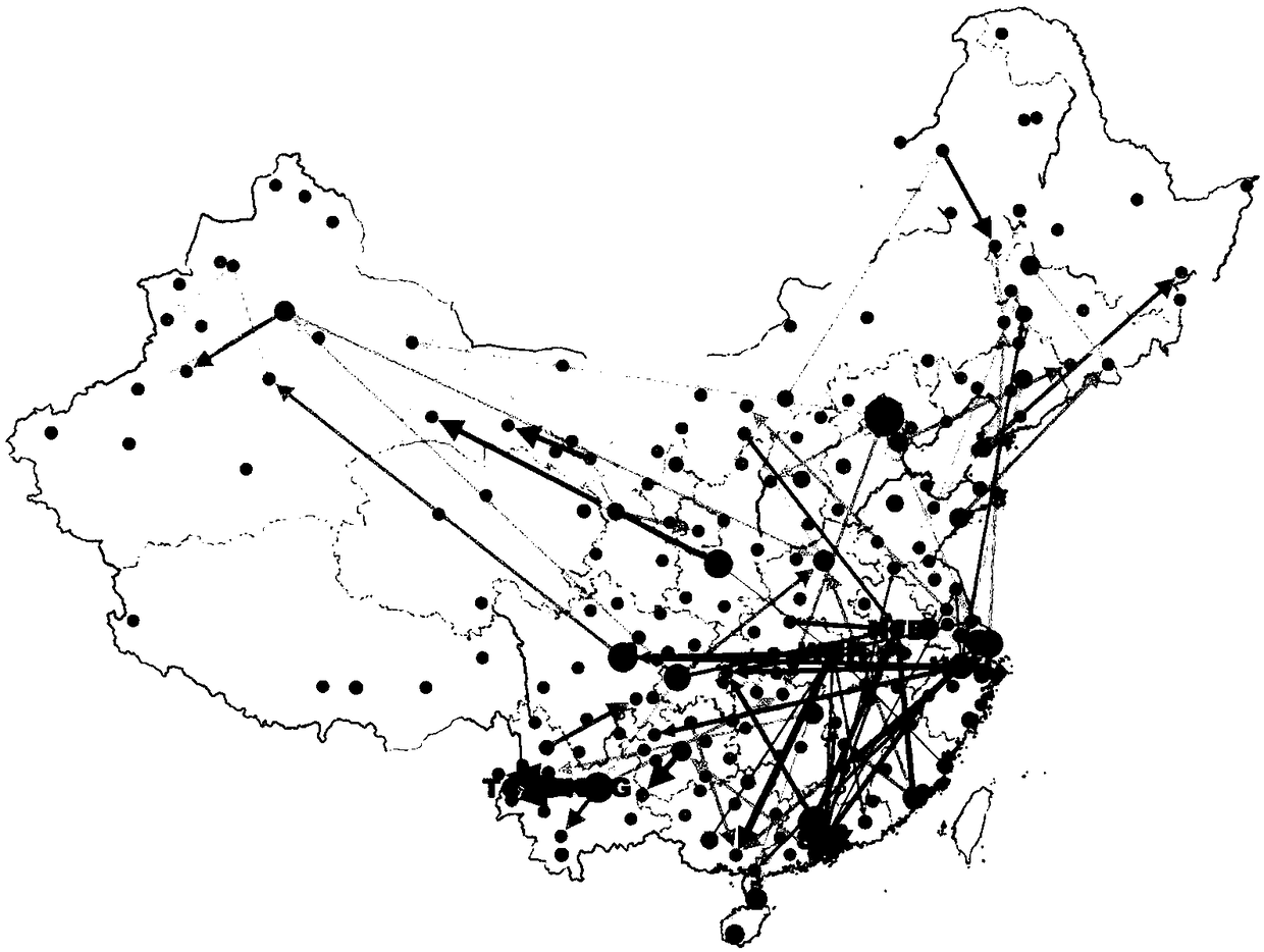 A quantitative analysis method of aviation delay propagation