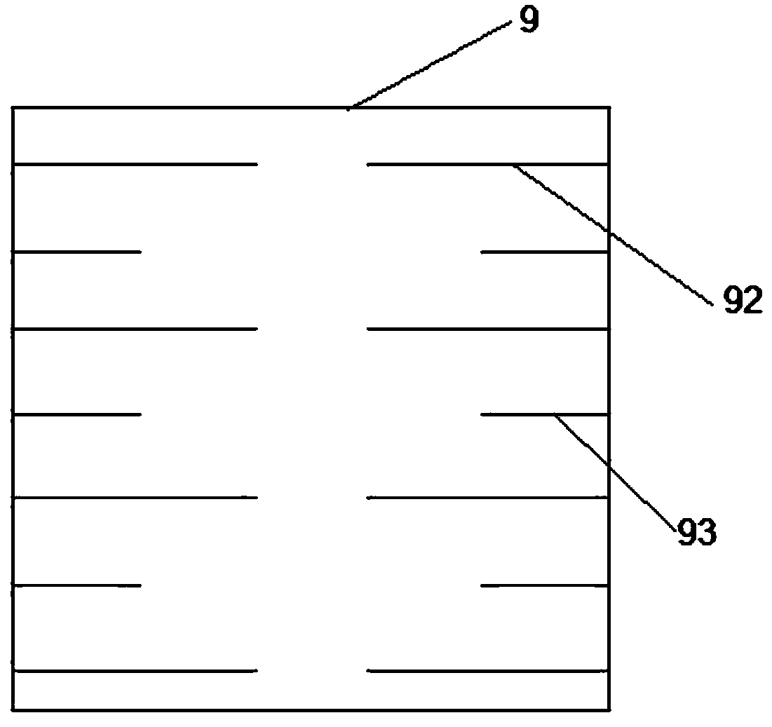 Internal circulating garbage separation system