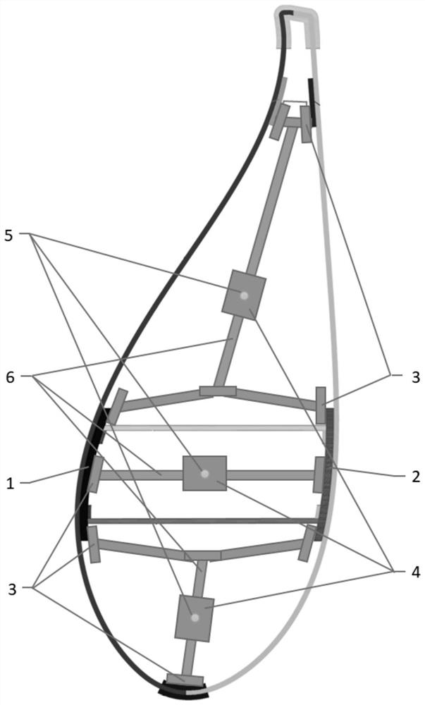 A device and method for adding resistance to the blade structure of a horizontal axis wind turbine