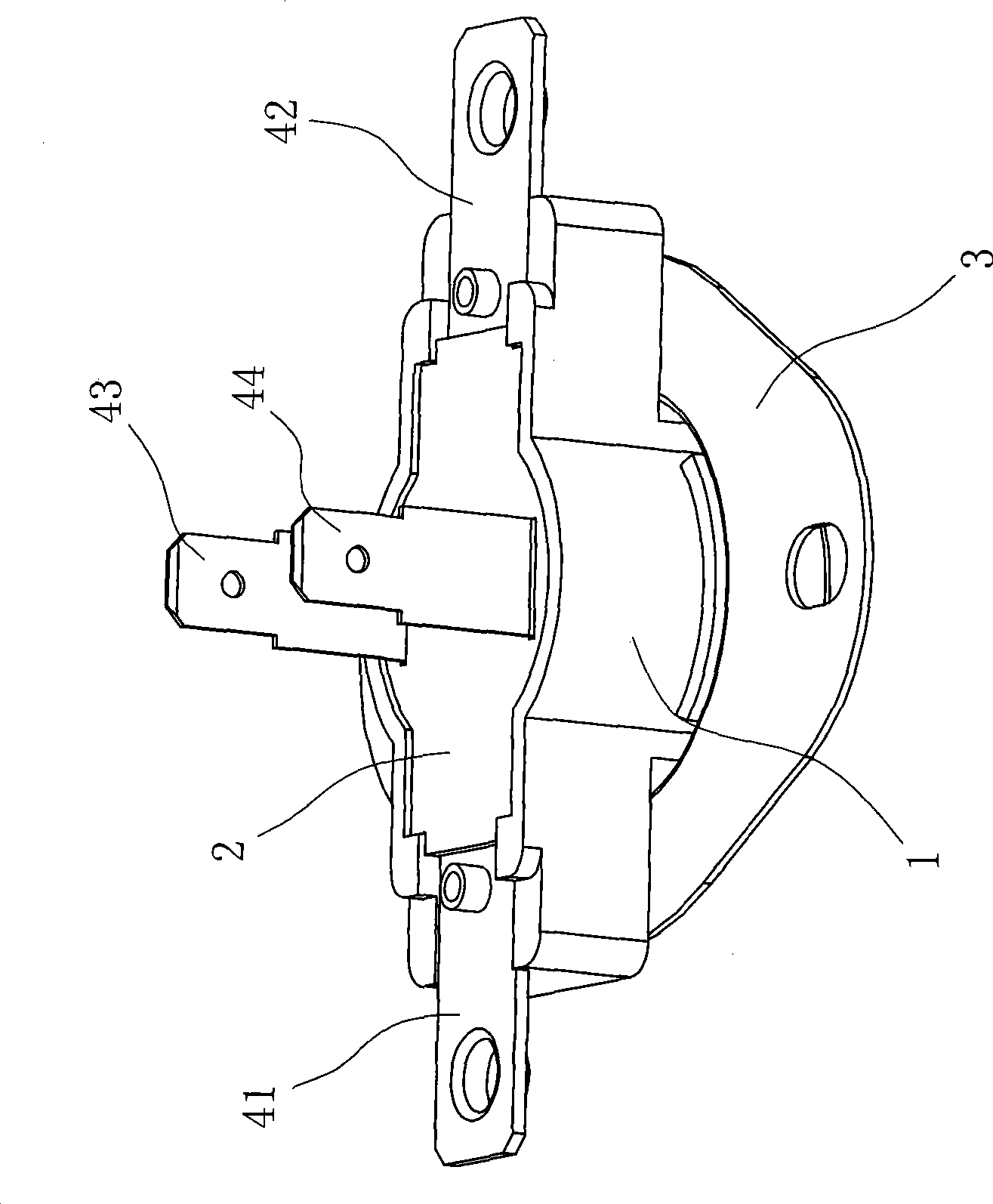 Kick type temperature controller