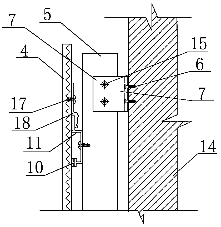 Detachable suspended ceiling edge keel system and construction method thereof