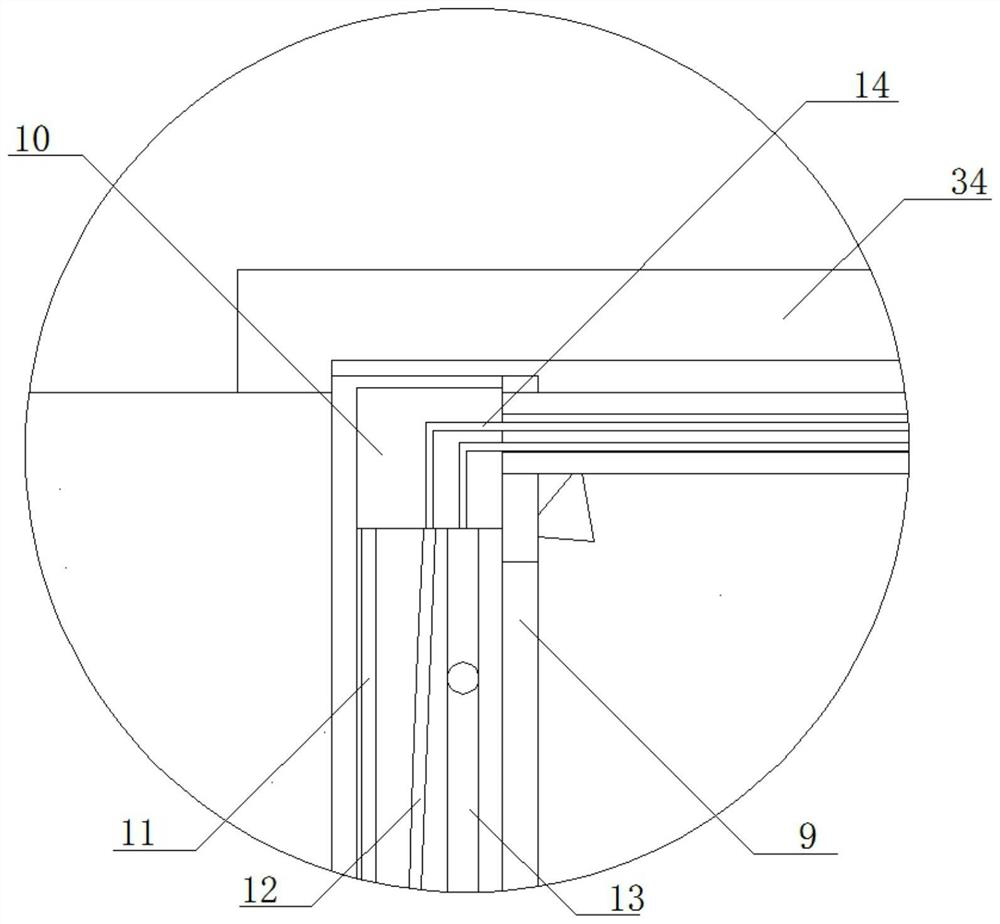 Hedgehog digging-through prevention structure for bottom of enclosing wall