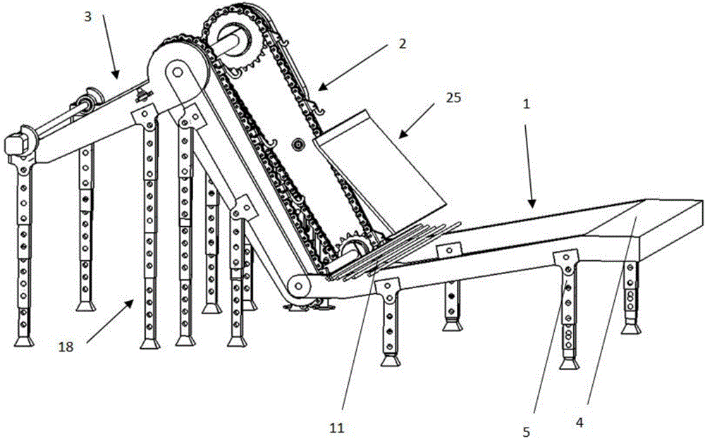 Automatic sorting and conveying device