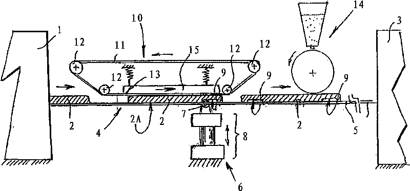 Method and apparatus for obtaining cavities on surfaces of ceramic items