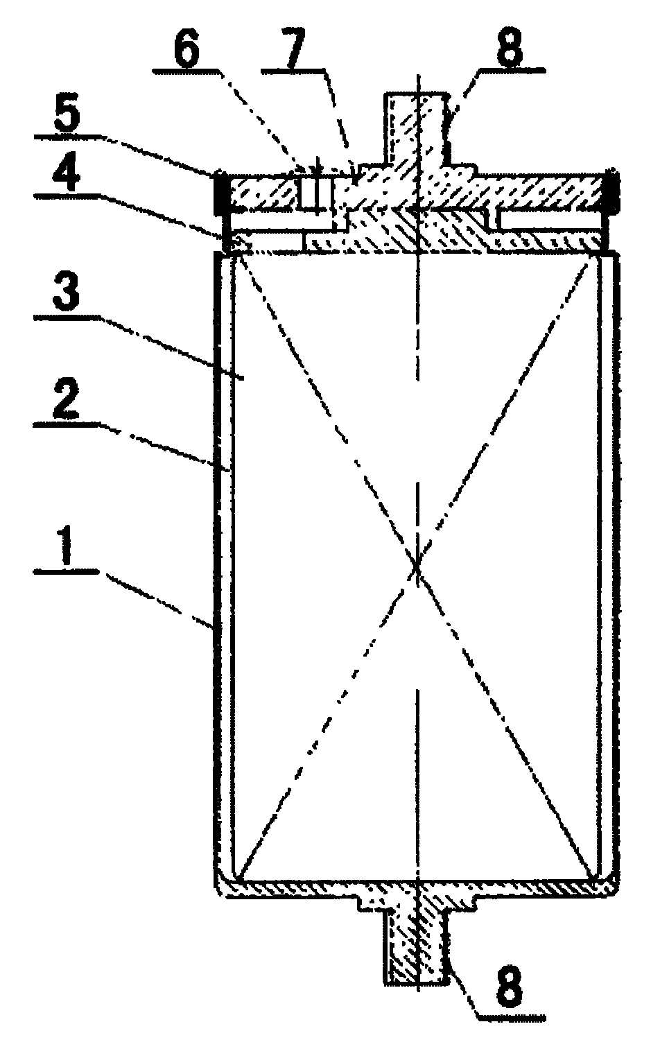 Organic ultracapacitor and manufacturing method thereof