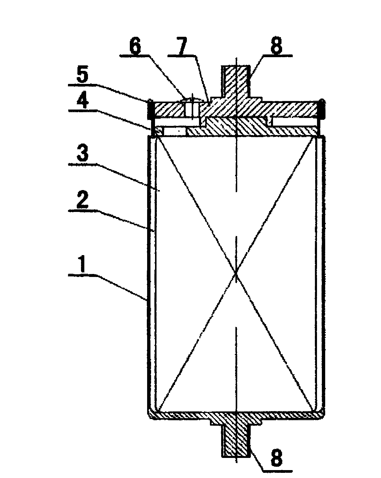 Organic ultracapacitor and manufacturing method thereof