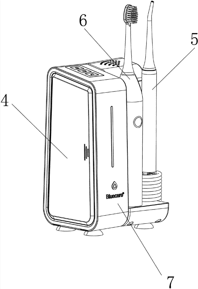 Blue oxygen water oral-care machine