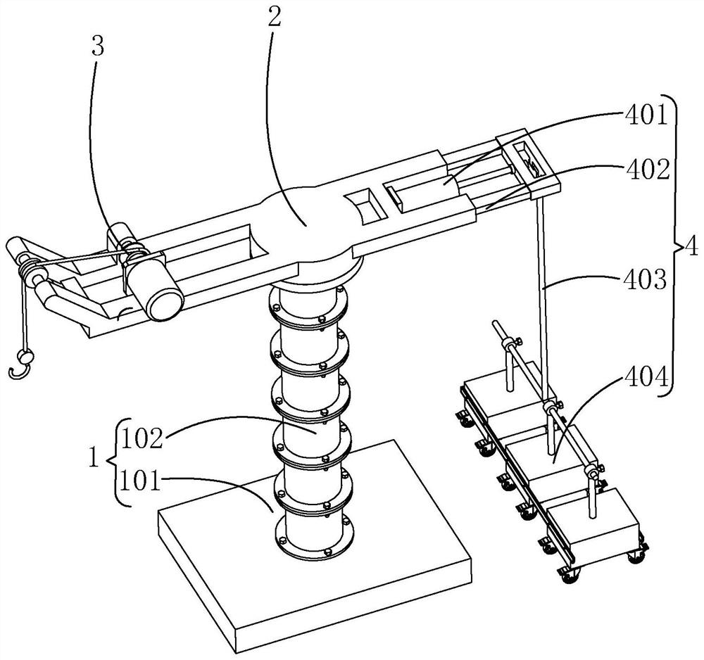 A kind of building hoisting equipment and hoisting method