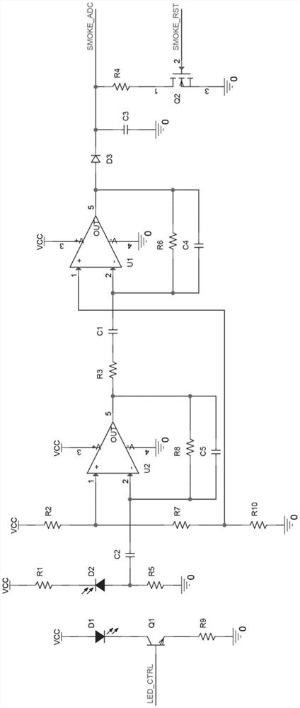 A kind of photoelectric smoke detector ambient light suppression method and system