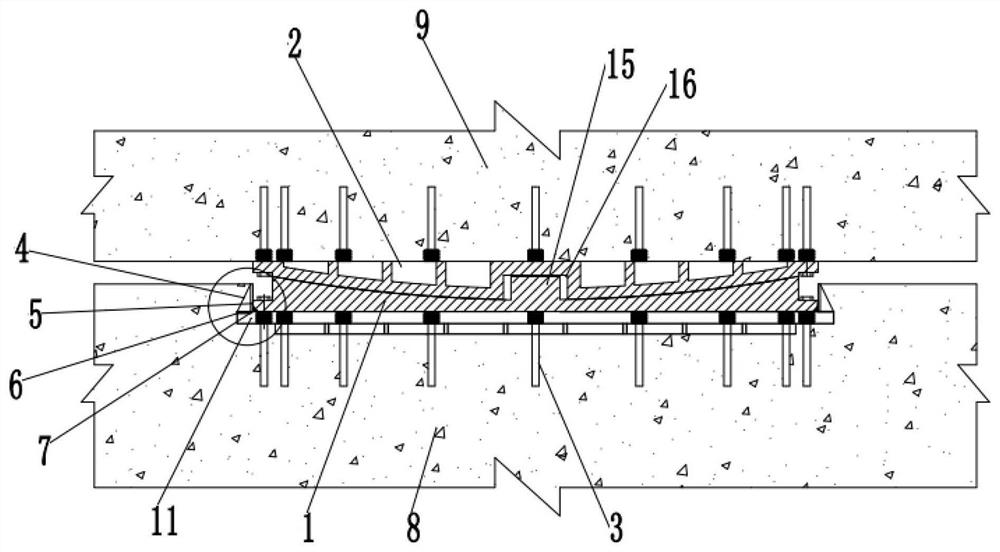 Device for realizing lower spherical hinge of split mounting type swivel support