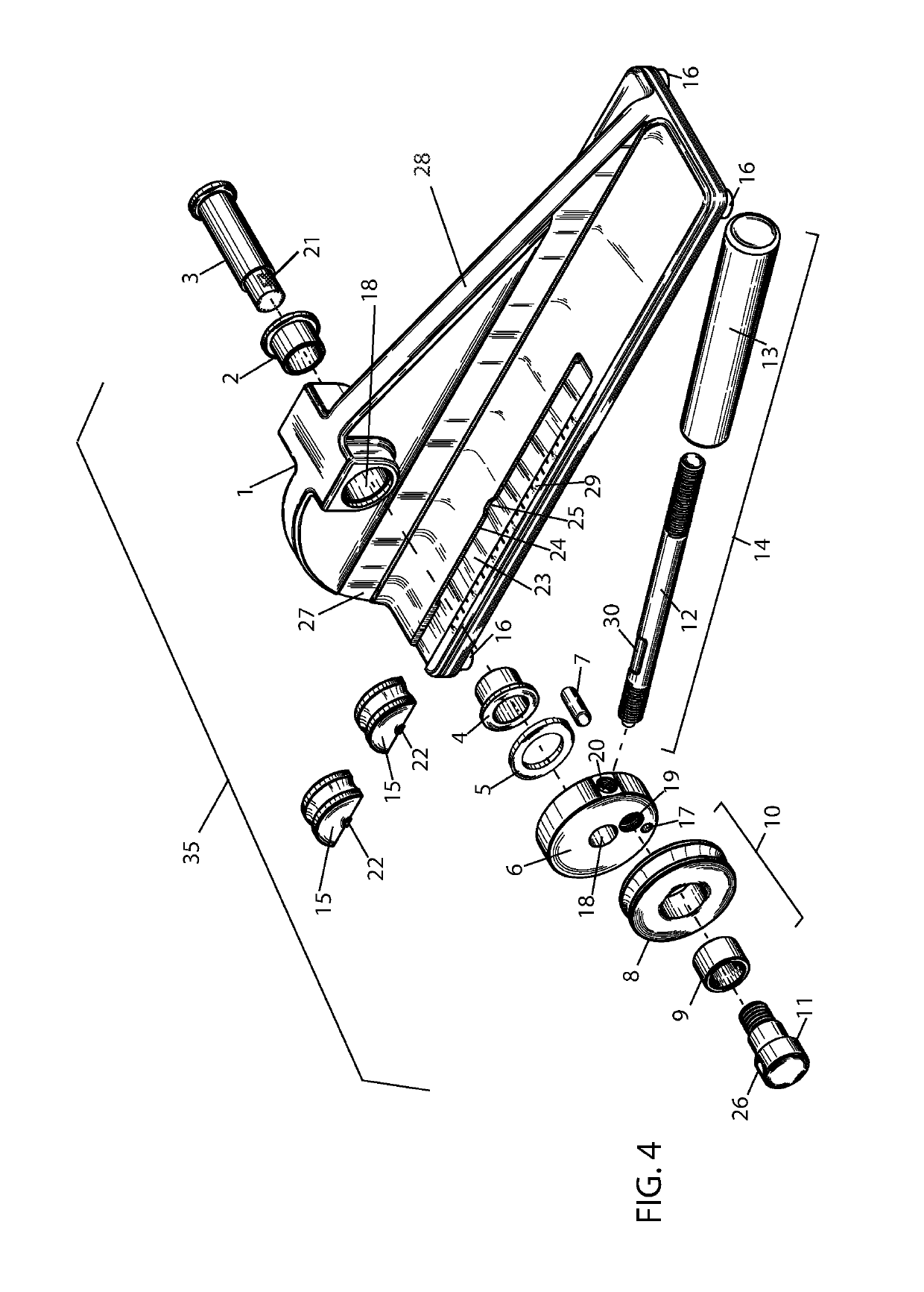 Ice skate blade bending apparatus