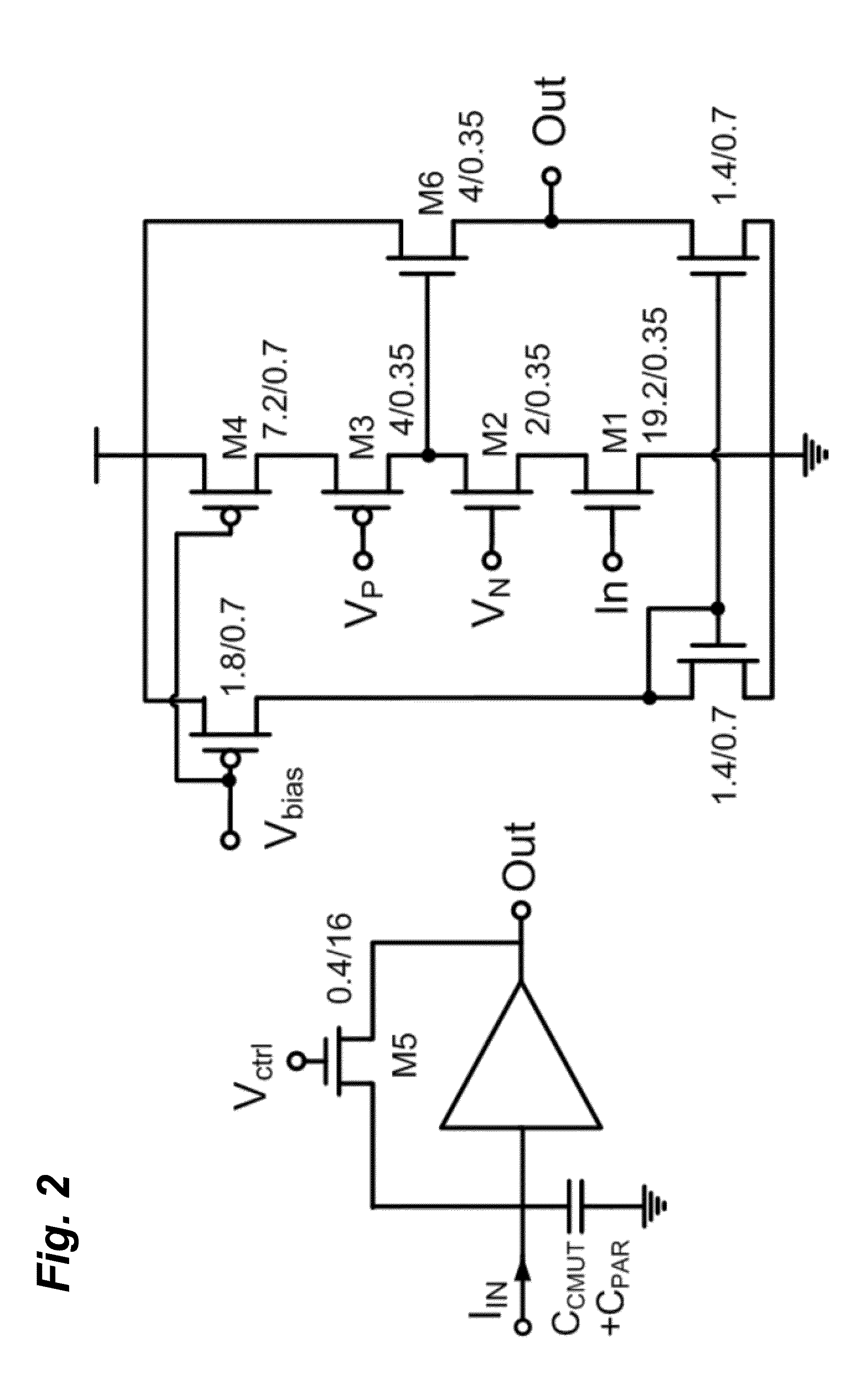 Compact, energy-efficient ultrasound imaging probes using CMUT arrays with integrated electronics