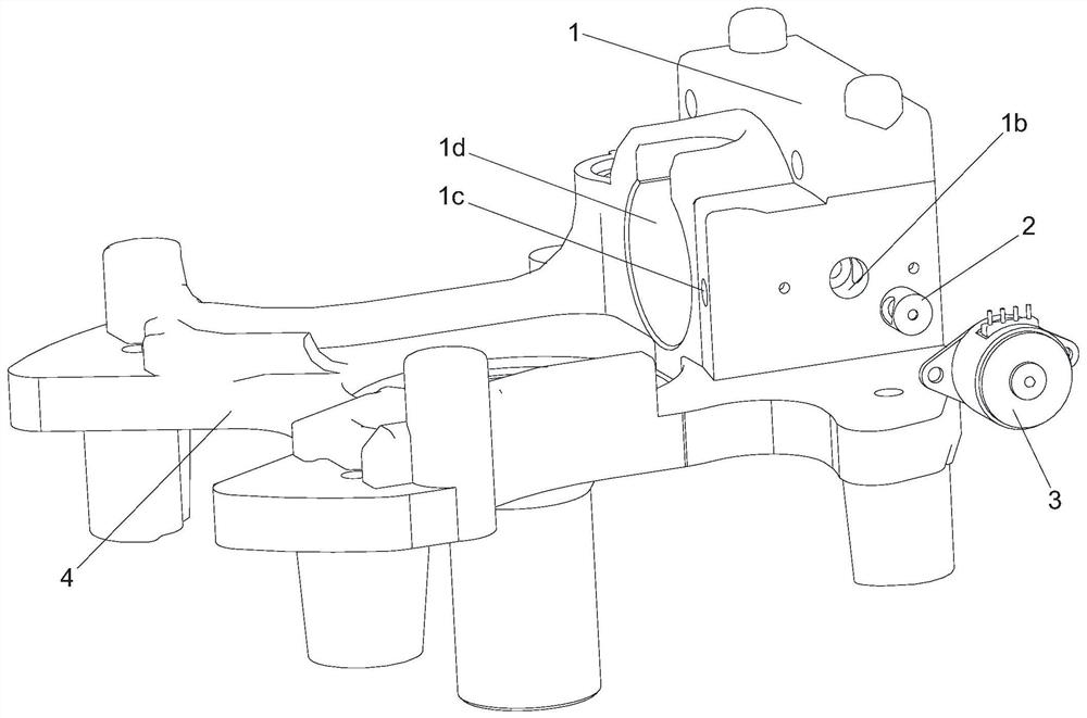 Micromotor adjusting device for displacement of compressor