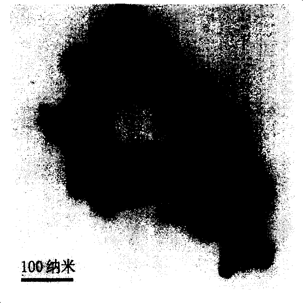 Preparation process of nanometer hollow IIB sulfide ball