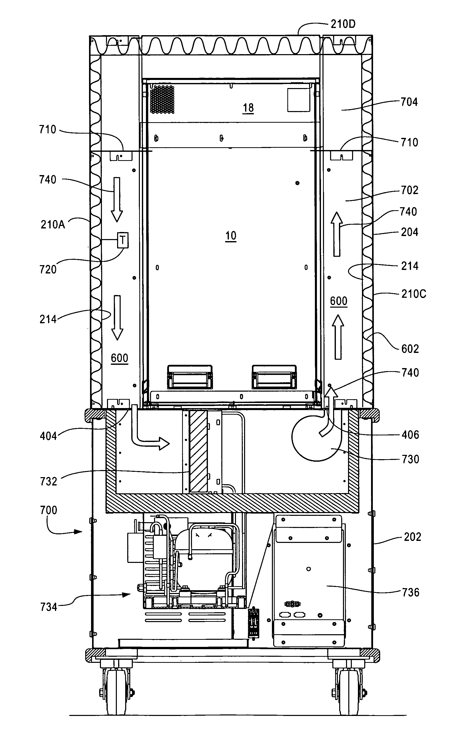 Incubation system with low temperature enclosure