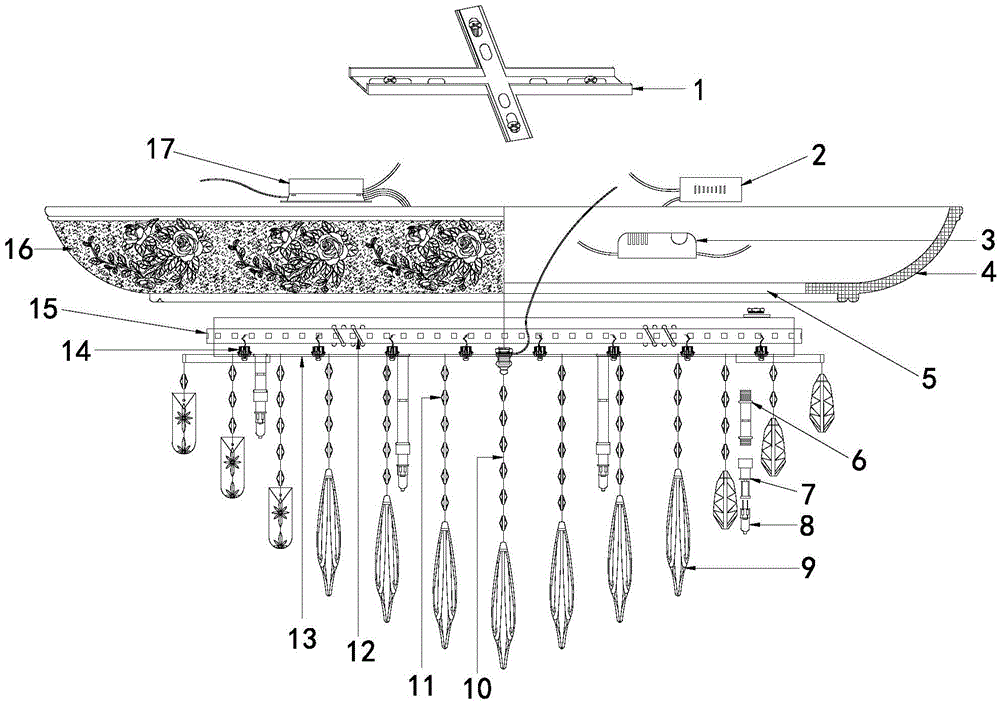 Multifunctional ceiling lamp